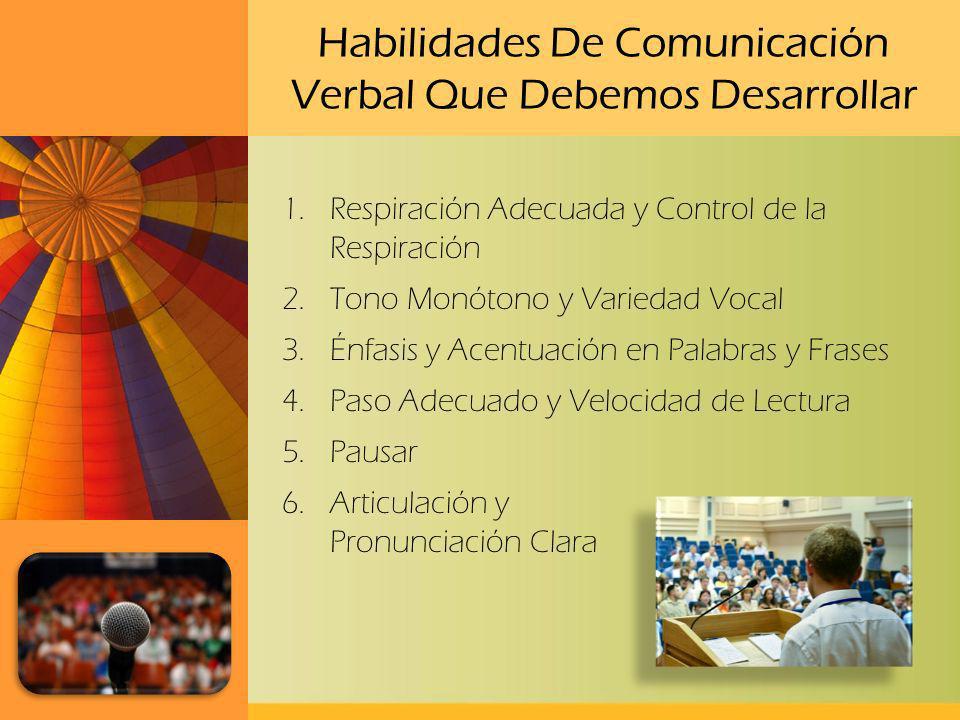 Habilidades De Comunicación Verbal Que Debemos Desarrollar