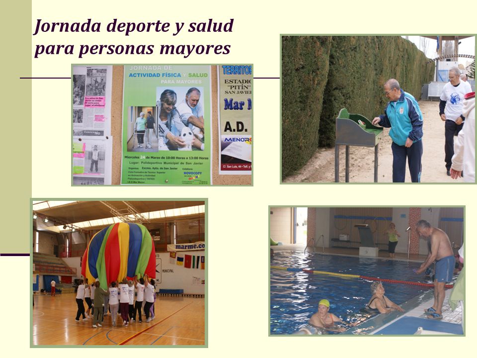 Jornada deporte y salud para personas mayores