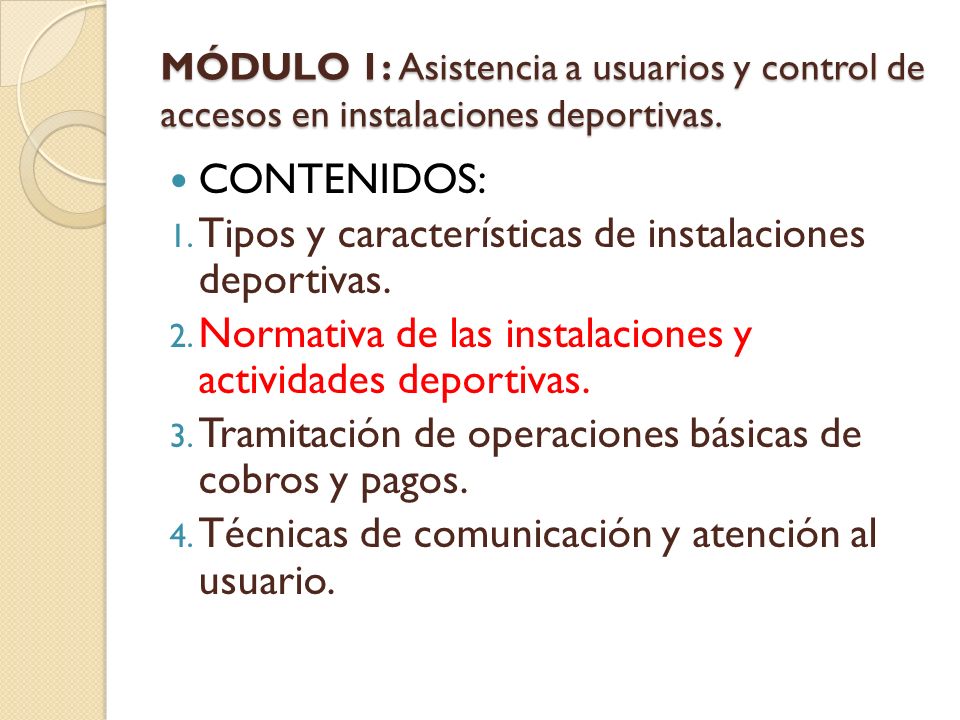 Tipos y características de instalaciones deportivas.