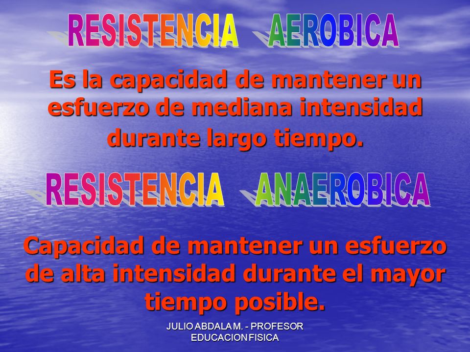 RESISTENCIA ANAEROBICA