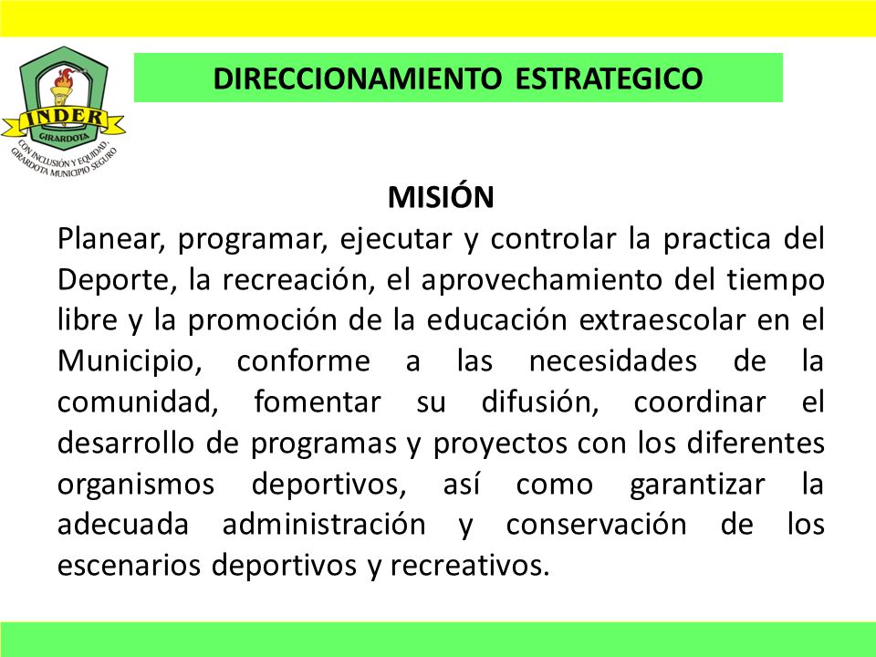 DIRECCIONAMIENTO ESTRATEGICO