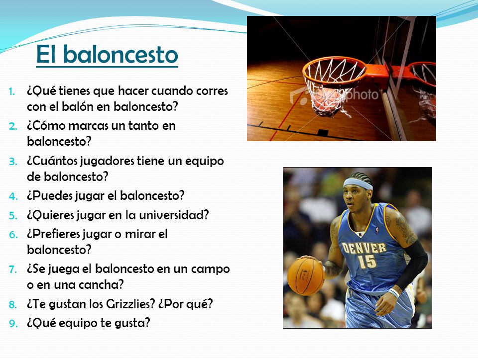 El baloncesto ¿Qué tienes que hacer cuando corres con el balón en baloncesto ¿Cómo marcas un tanto en baloncesto