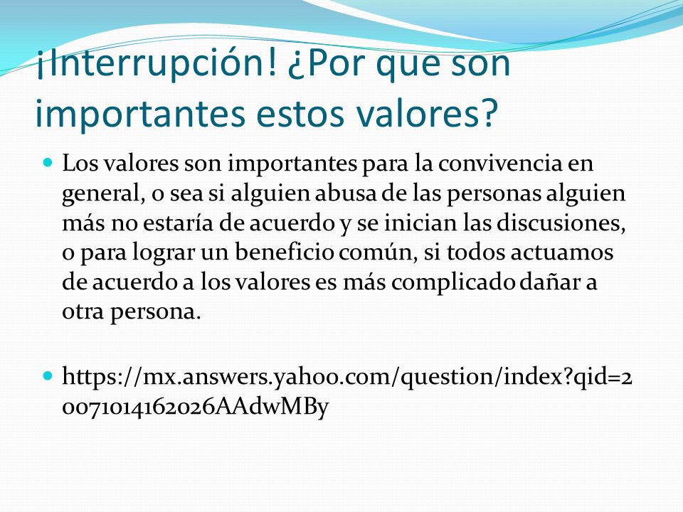 ¡Interrupción! ¿Por que son importantes estos valores