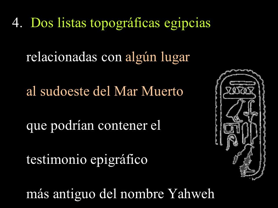 Dos listas topográficas egipcias relacionadas con algún lugar