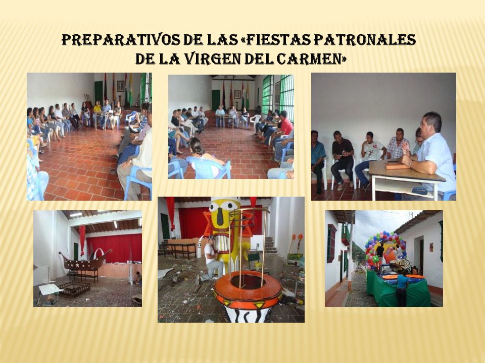 PREPARATIVOS DE LAS «FIESTAS PATRONALES DE LA VIRGEN DEL CARMEN»
