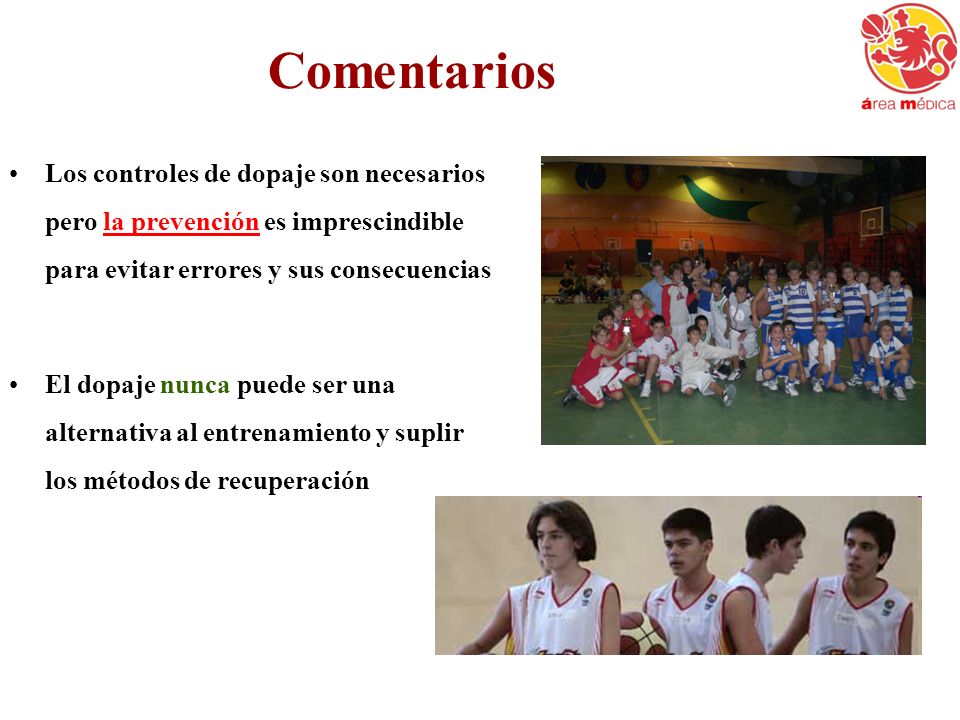 Comentarios Los controles de dopaje son necesarios pero la prevención es imprescindible para evitar errores y sus consecuencias.