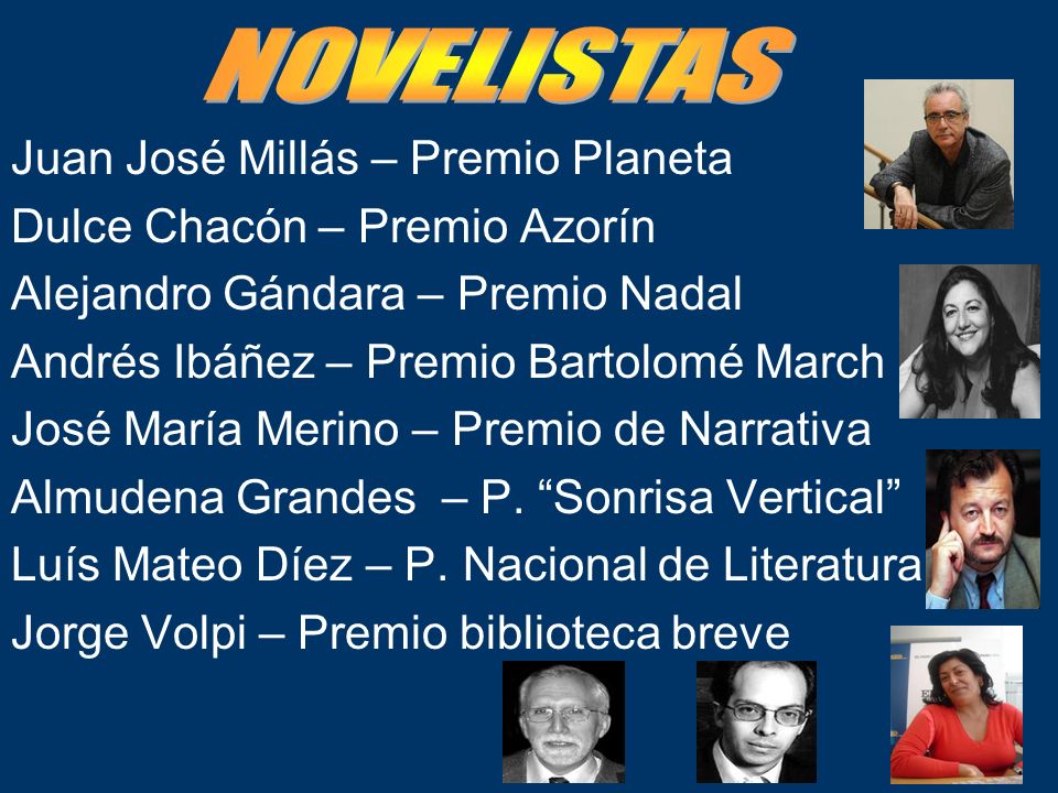 NOVELISTAS Juan José Millás – Premio Planeta