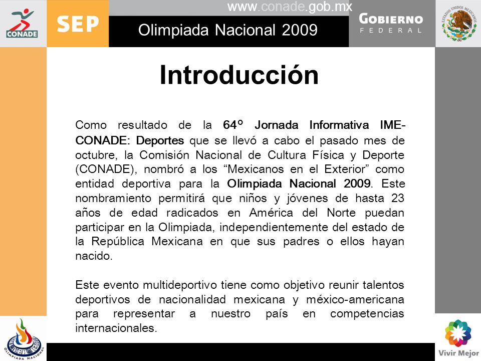 Introducción Olimpiada Nacional