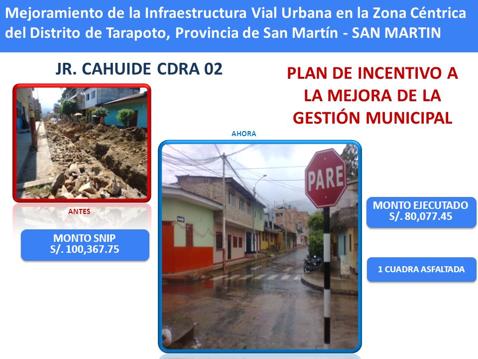 PLAN DE INCENTIVO A LA MEJORA DE LA GESTIÓN MUNICIPAL