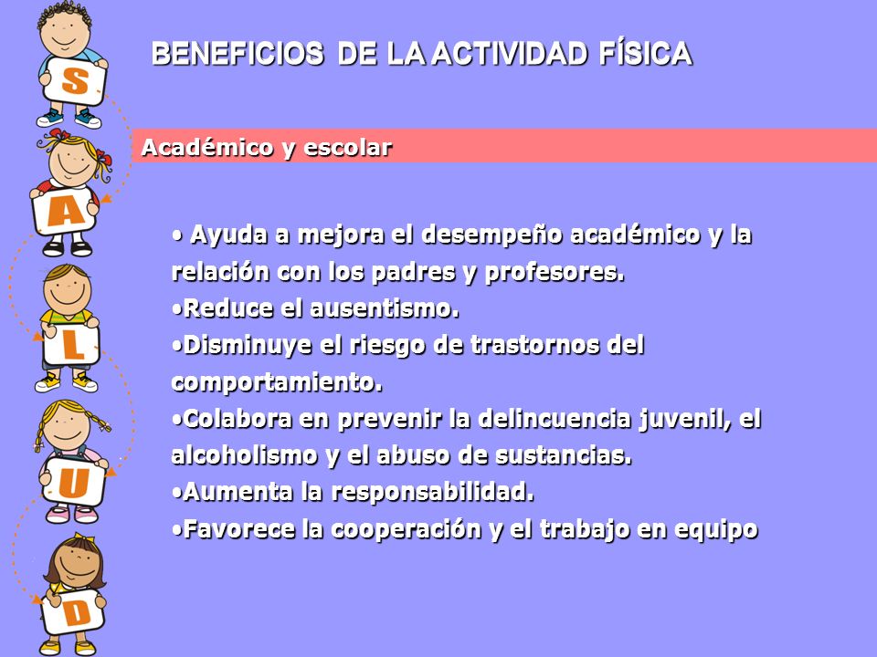 BENEFICIOS DE LA ACTIVIDAD FÍSICA BENEFICIOS DE LA ACTIVIDAD FÍSICA