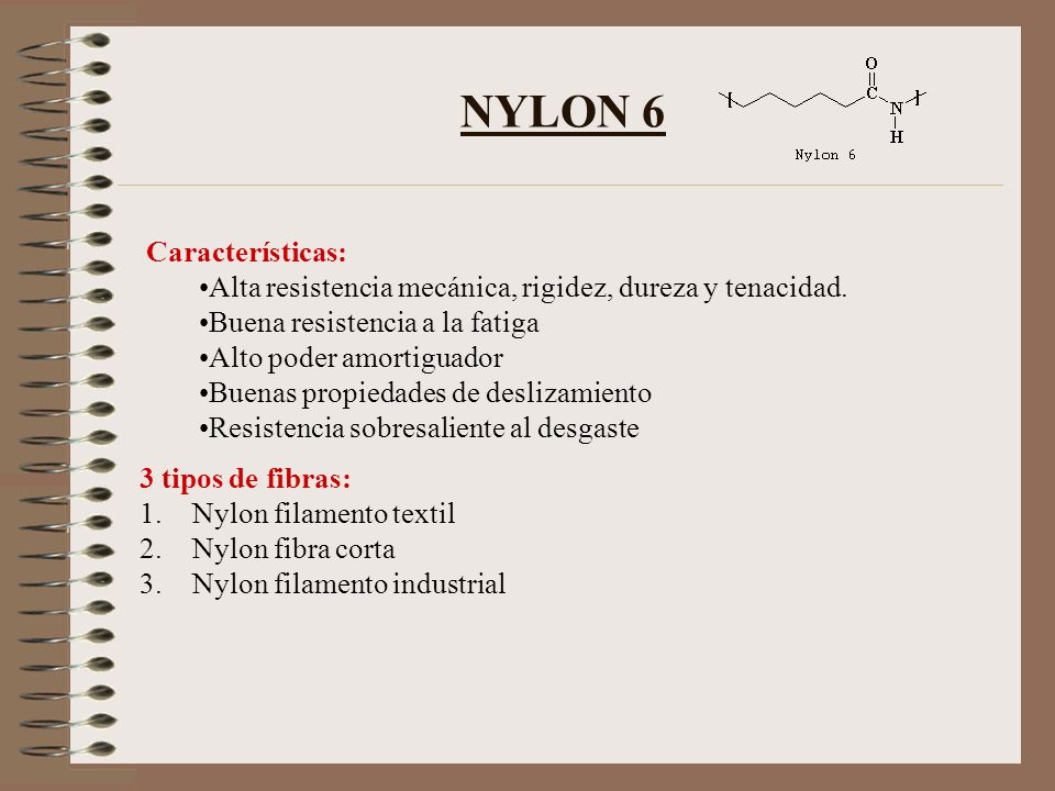 NYLON 6 Características: