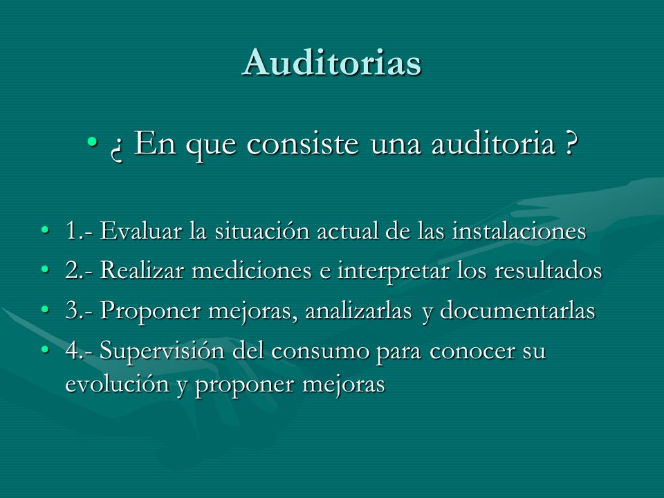 ¿ En que consiste una auditoria