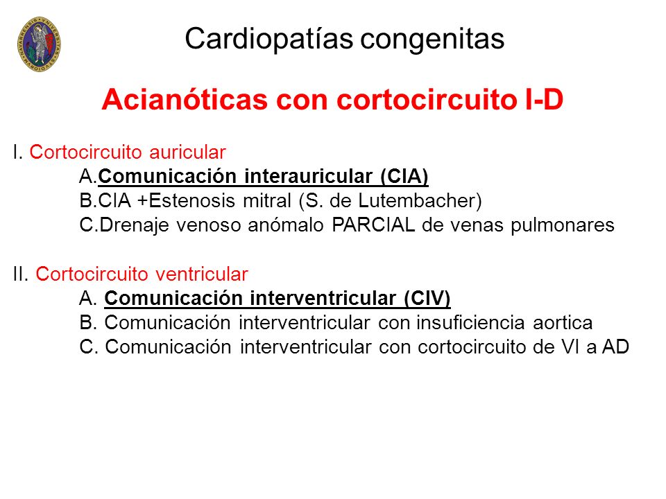 Cardiopatías congenitas