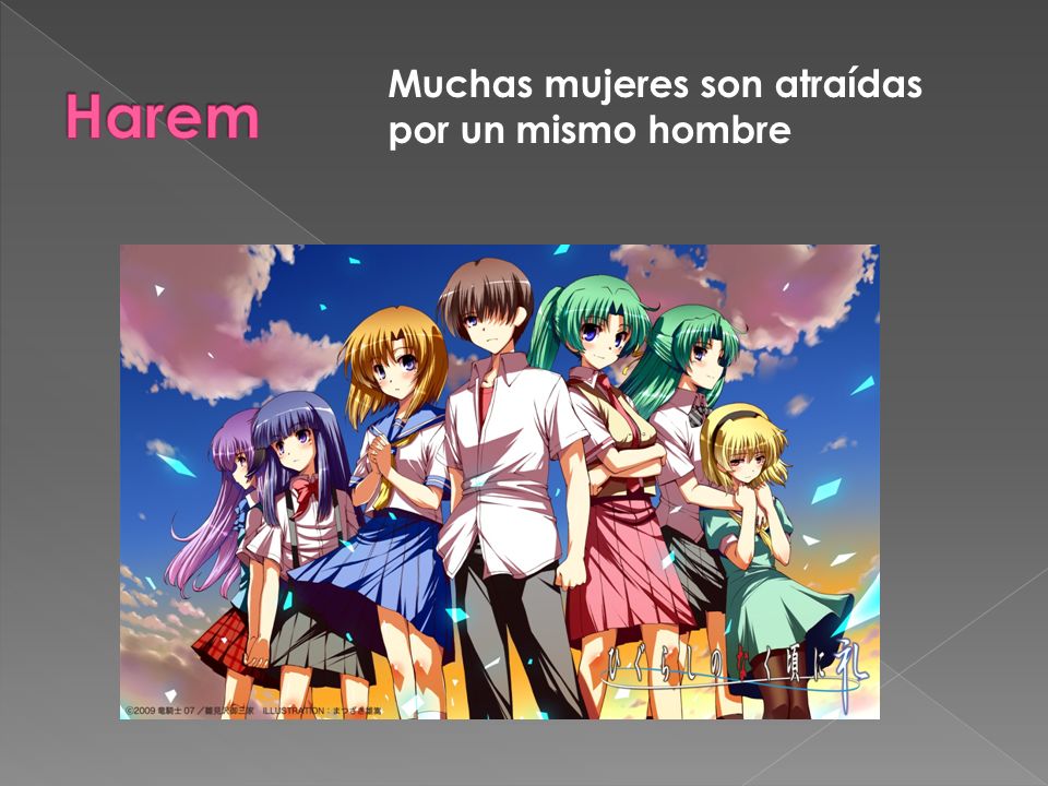 Harem Muchas mujeres son atraídas por un mismo hombre