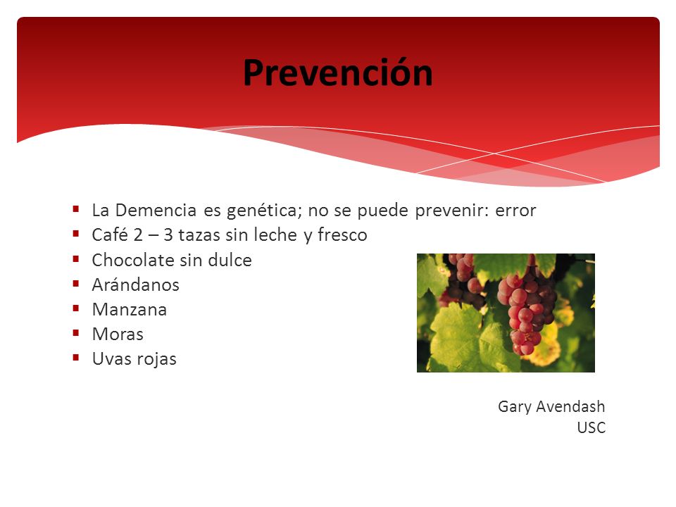 Prevención La Demencia es genética; no se puede prevenir: error