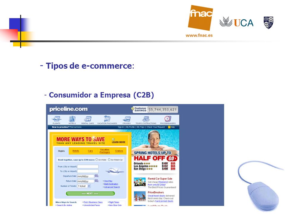 Tipos de e-commerce: Consumidor a Empresa (C2B)
