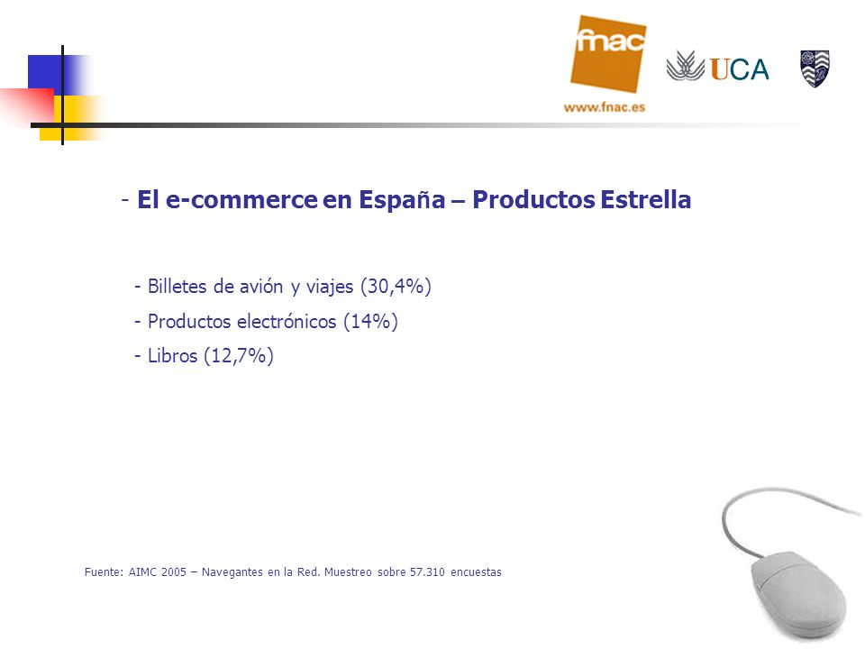 El e-commerce en España – Productos Estrella