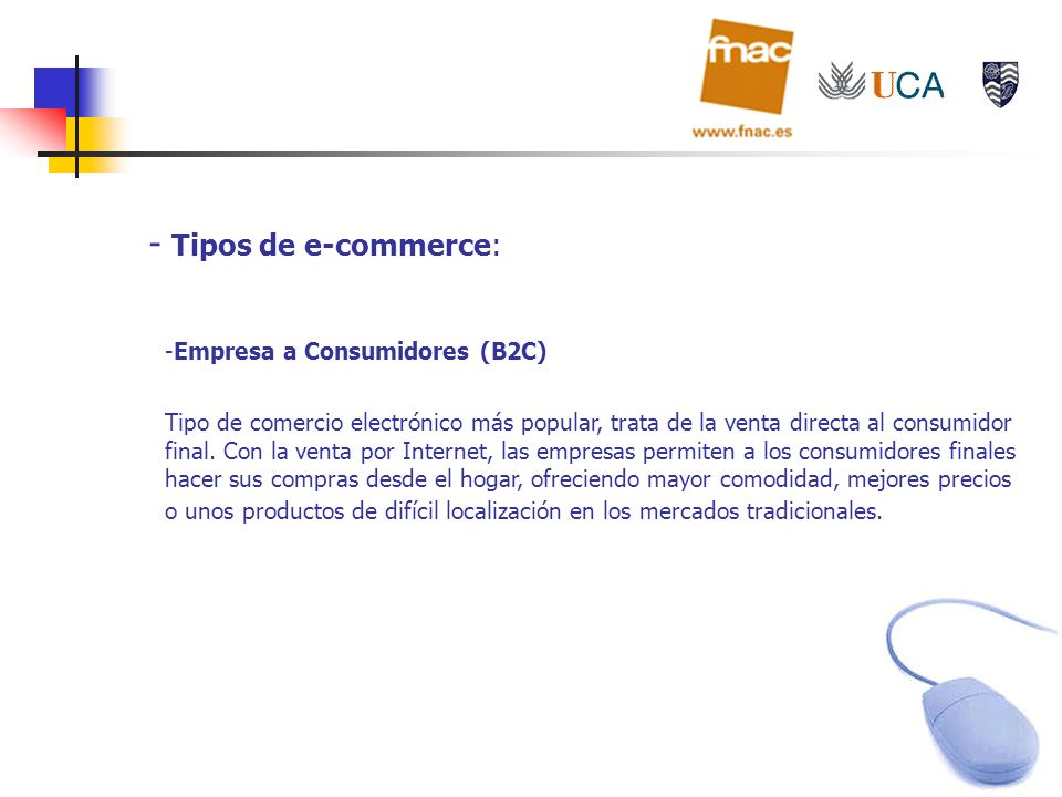 Tipos de e-commerce: Empresa a Consumidores (B2C)