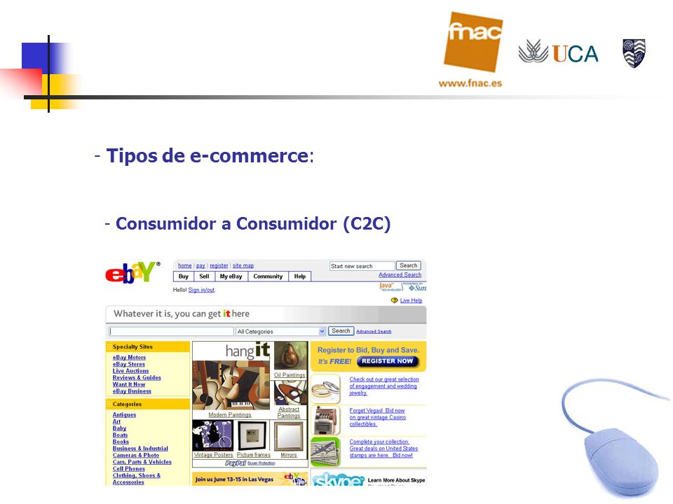 Tipos de e-commerce: Consumidor a Consumidor (C2C)