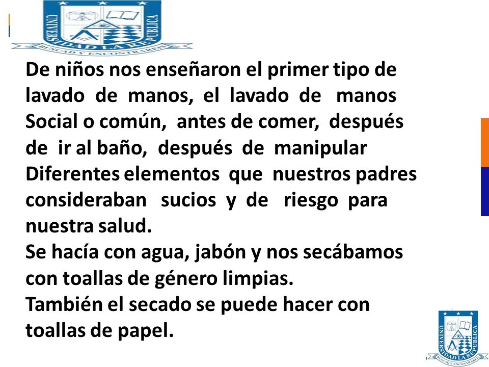 De niños nos enseñaron el primer tipo de