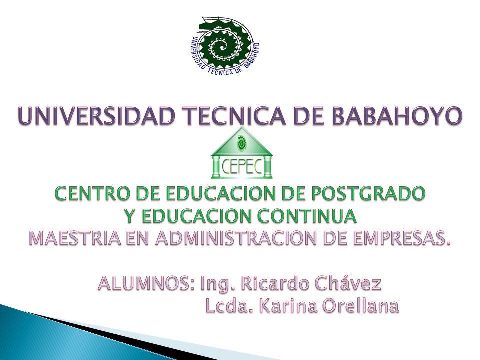 UNIVERSIDAD TECNICA DE BABAHOYO