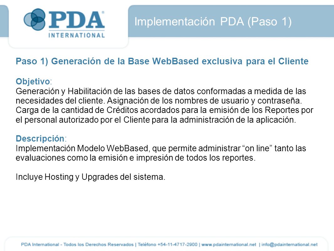 Implementación PDA (Paso 1)