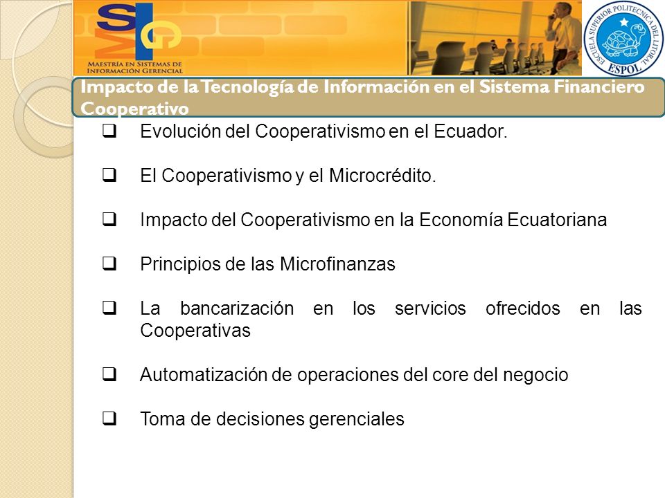 Impacto de la Tecnología de Información en el Sistema Financiero Cooperativo