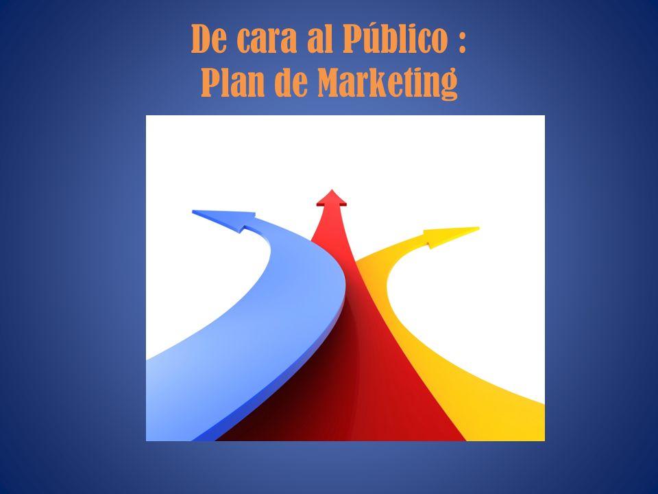 De cara al Público : Plan de Marketing