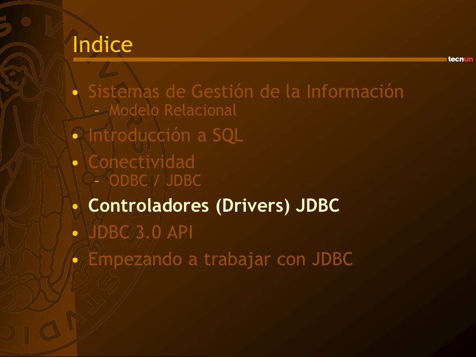 Indice Sistemas de Gestión de la Información Introducción a SQL