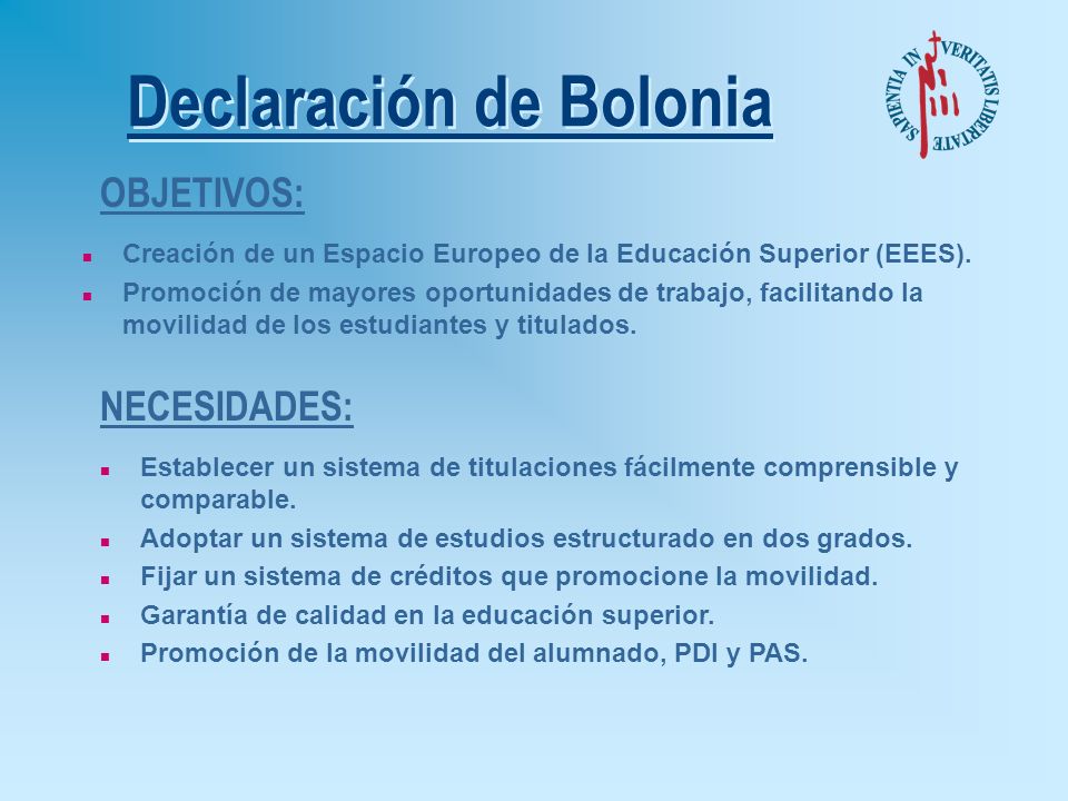 Declaración de Bolonia