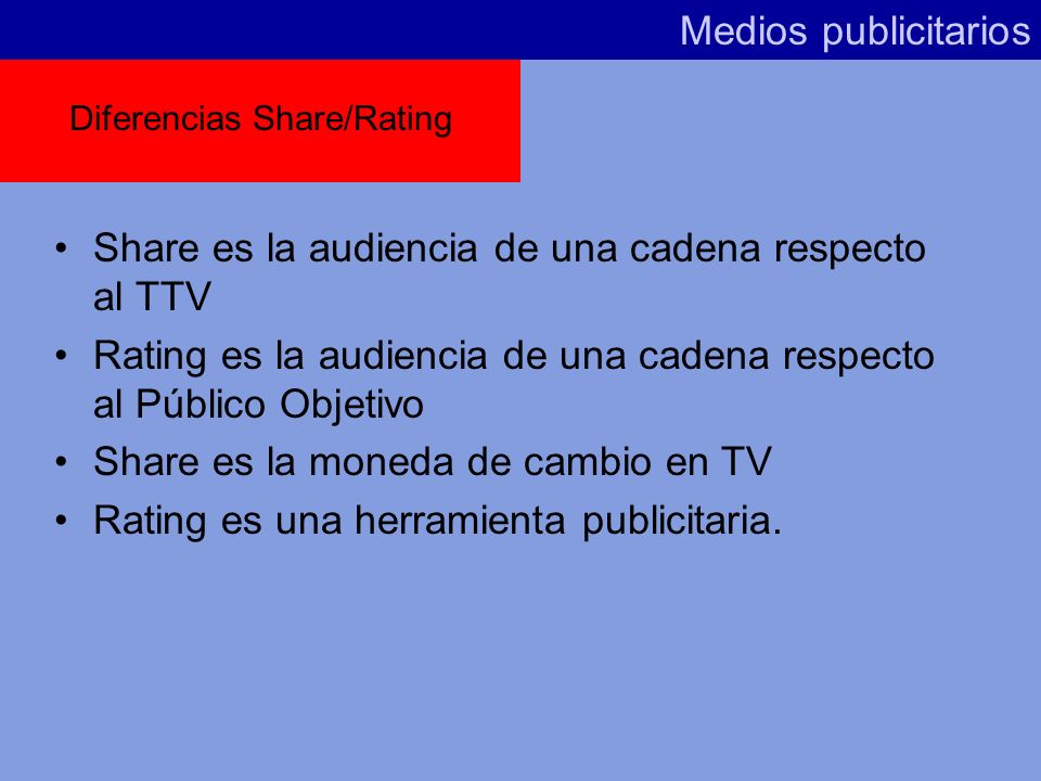 Diferencias Share/Rating