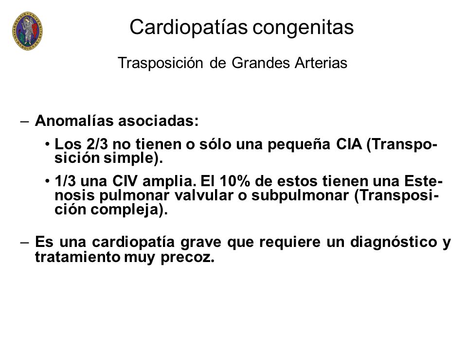 Cardiopatías congenitas
