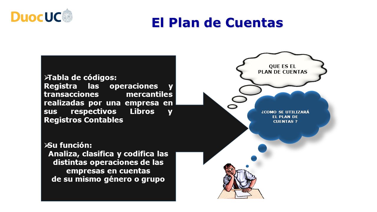 de su mismo género o grupo ¿COMO SE UTILIZARÁ EL PLAN DE CUENTAS