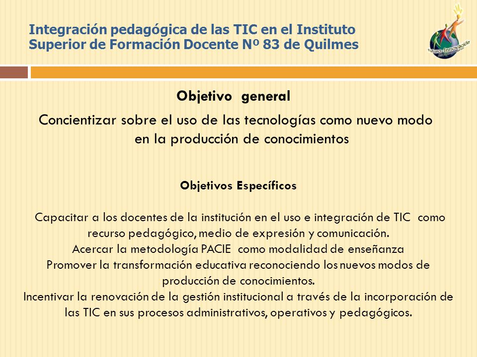 Integración pedagógica de las TIC en el Instituto Superior de Formación Docente Nº 83 de Quilmes
