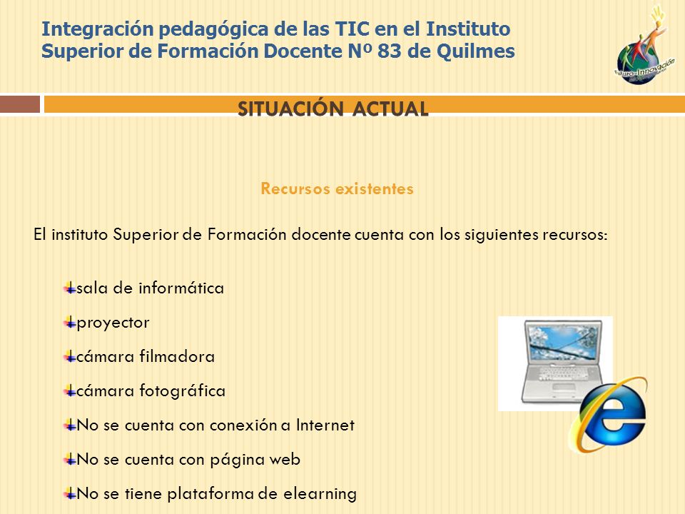 Integración pedagógica de las TIC en el Instituto Superior de Formación Docente Nº 83 de Quilmes