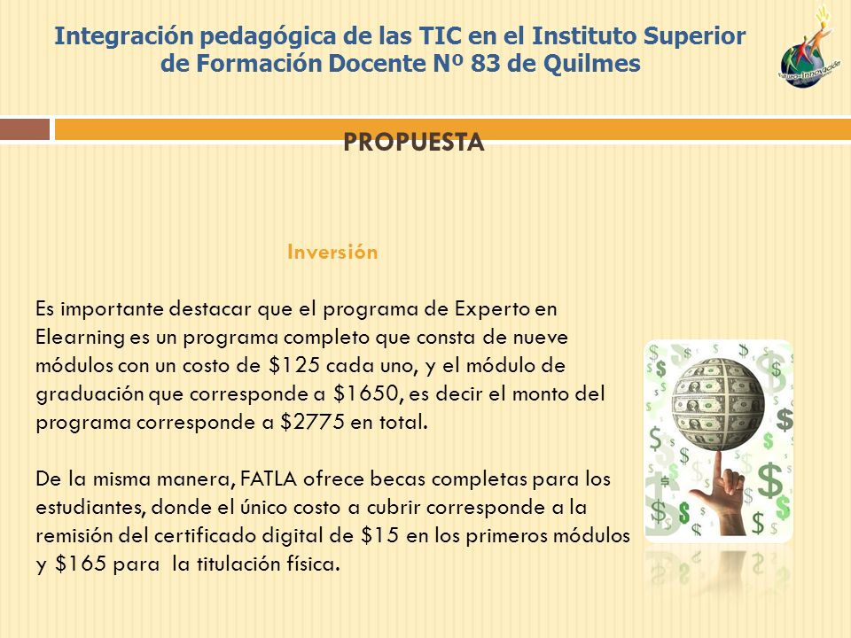 Integración pedagógica de las TIC en el Instituto Superior de Formación Docente Nº 83 de Quilmes