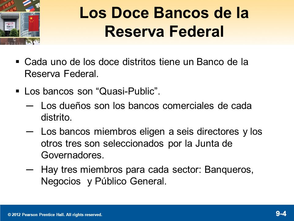 Federal Reserve Banks © 2012 Pearson Prentice Hall. All rights reserved.