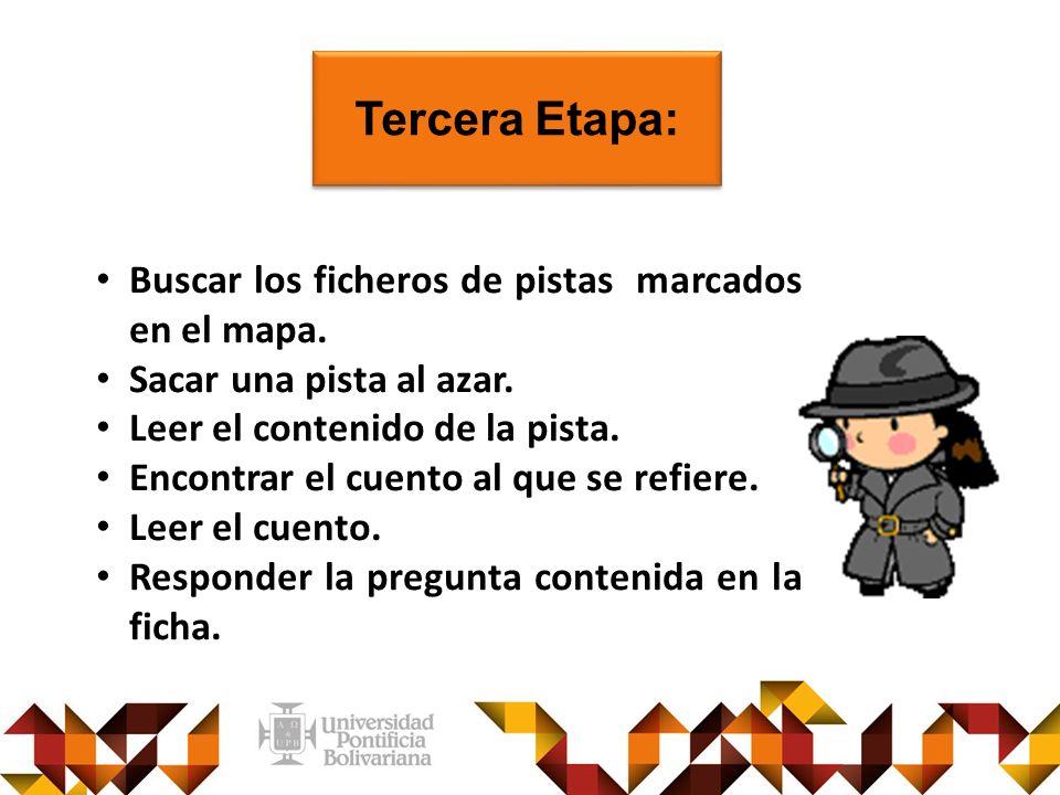Tercera Etapa: Buscar los ficheros de pistas marcados en el mapa.