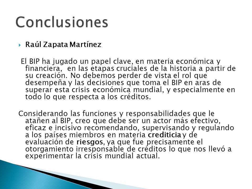 Conclusiones Raúl Zapata Martínez