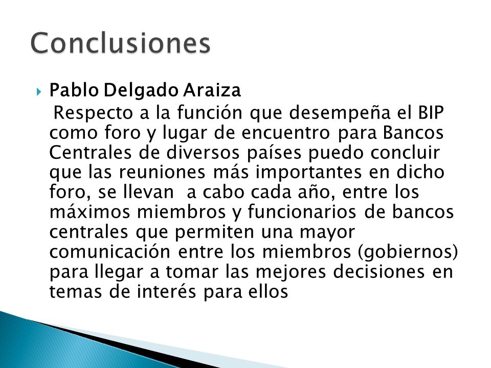 Conclusiones Pablo Delgado Araiza