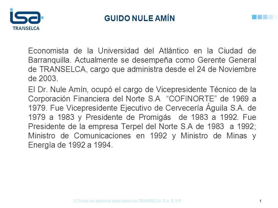 © Todos los derechos reservados por TRANSELCA S.A. E.S.P.
