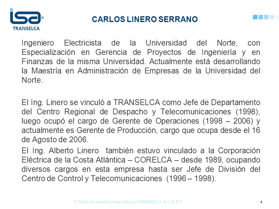 © Todos los derechos reservados por TRANSELCA S.A. E.S.P.