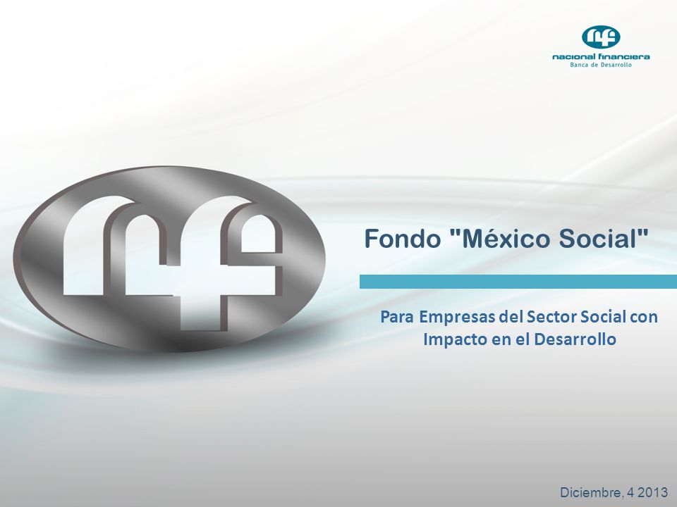 Para Empresas del Sector Social con Impacto en el Desarrollo