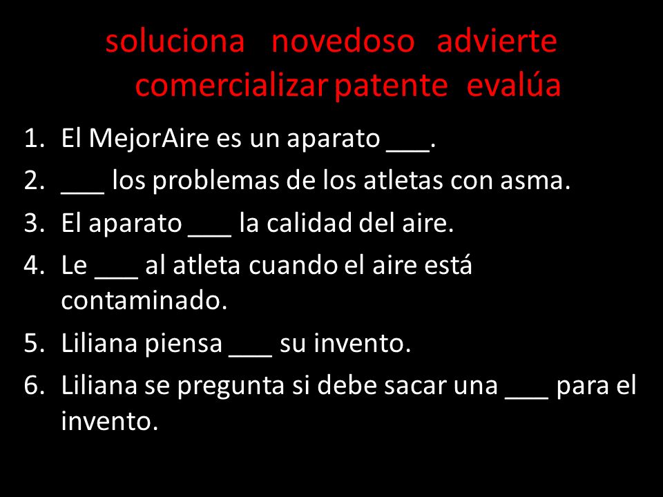 soluciona novedoso advierte comercializar patente evalúa
