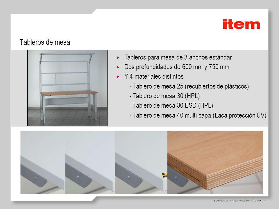 Tableros de mesa Tableros para mesa de 3 anchos estándar