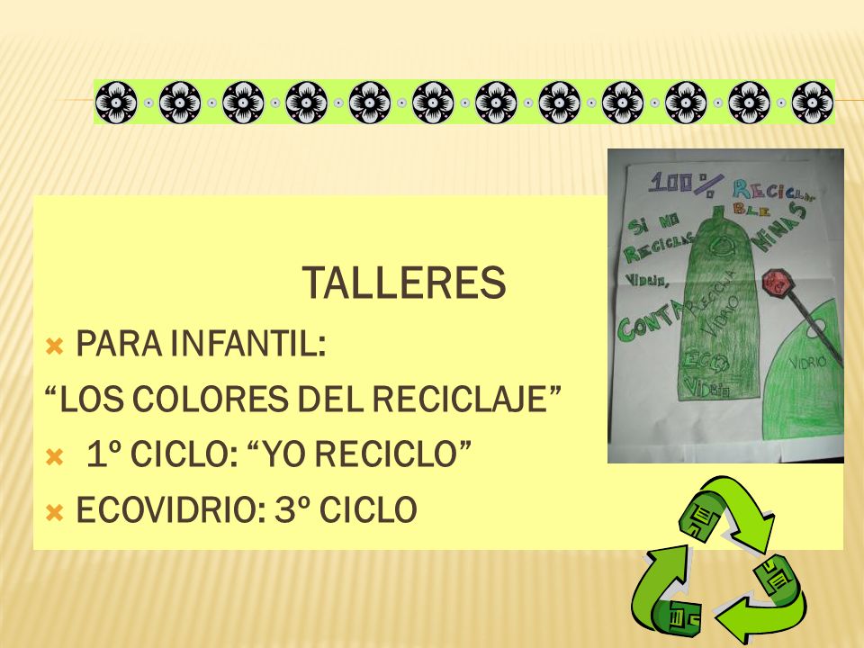 TALLERES PARA INFANTIL: LOS COLORES DEL RECICLAJE
