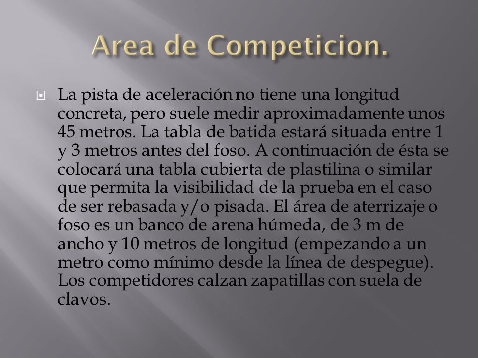Area de Competicion.