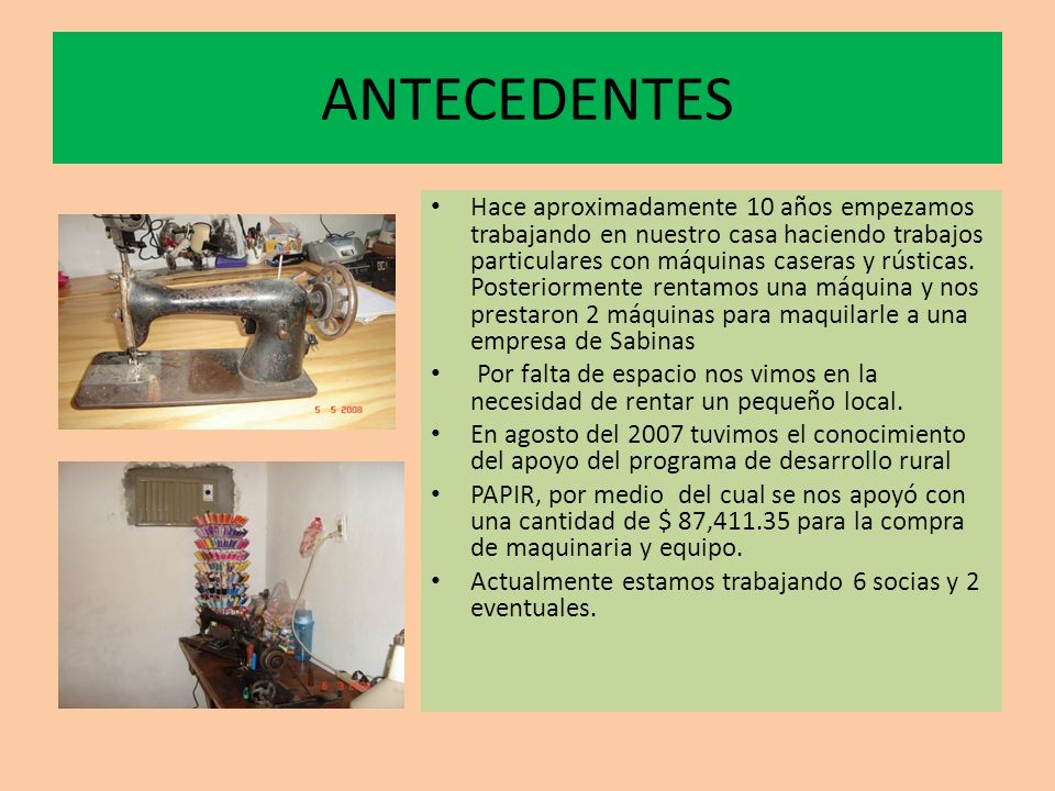 ANTECEDENTES
