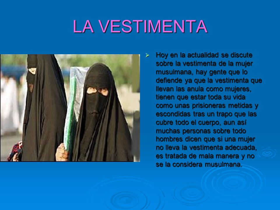 LA VESTIMENTA