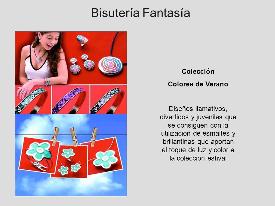 Bisutería Fantasía Colección Colores de Verano